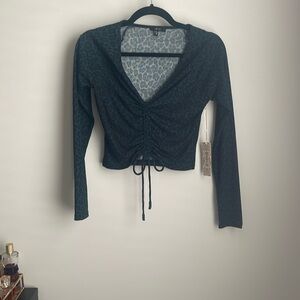 Iris leopard print top